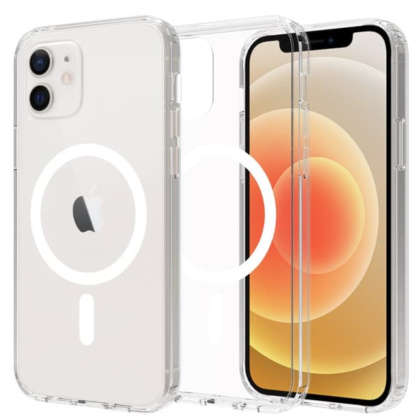 Mobique Magnetic Hybrid Case iPhone 12/12 Pro Clear