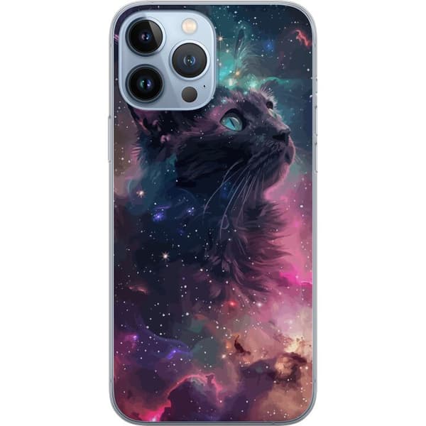 Apple iPhone 13 Pro Max Gennemsigtig cover Katten i Galaksen