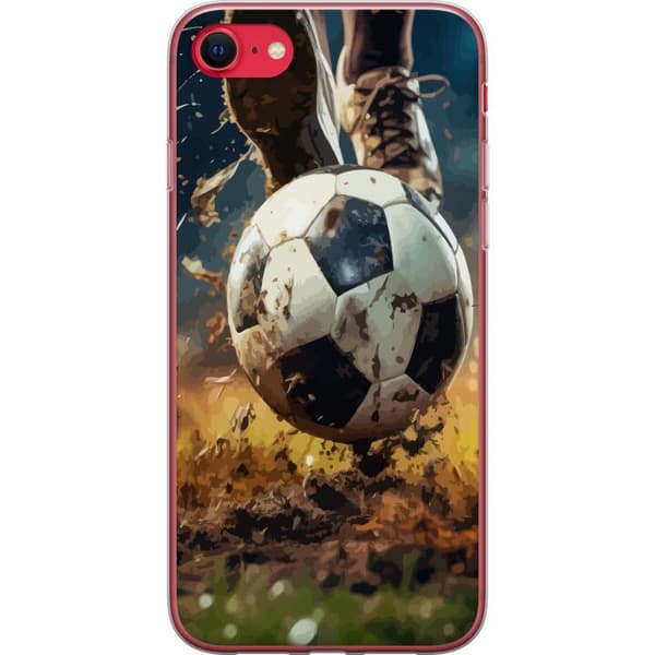 Apple iPhone SE (2020) Gjennomsiktig deksel Fotball