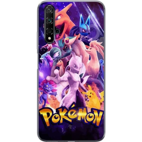 Huawei nova 5T Läpinäkyvä kuori Pokemon