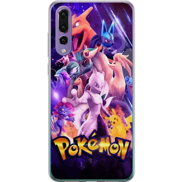 Huawei P20 Pro Gjennomsiktig deksel Pokemon