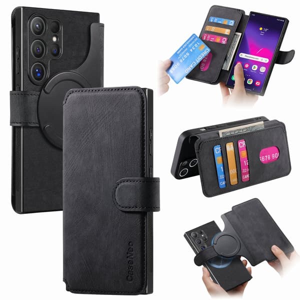 INF Magnetveske til Samsung - Svart Samsung Galaxy S8 Plus