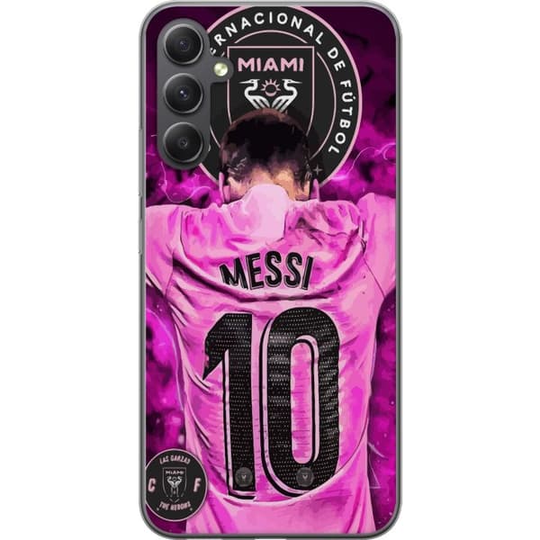 Samsung Galaxy A05s Läpinäkyvä kuori Messi