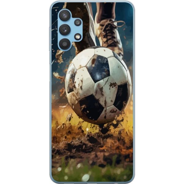 Samsung Galaxy A32 5G Gjennomsiktig deksel Fotball
