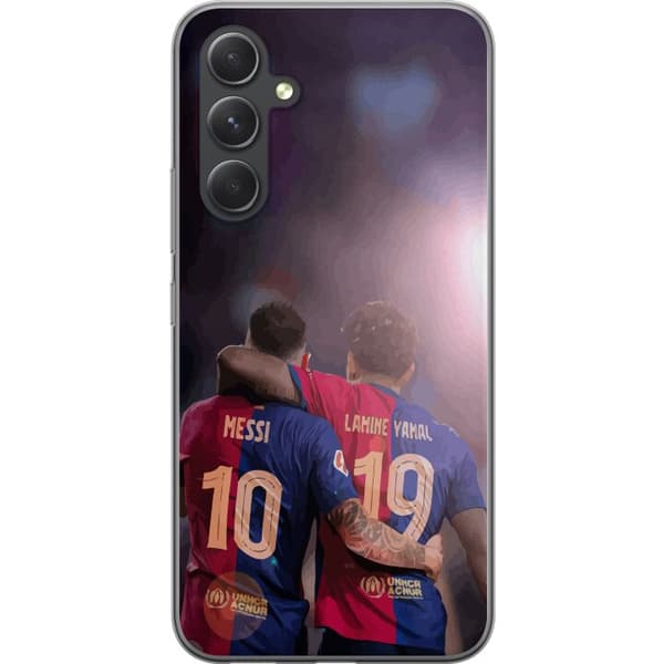 Samsung Galaxy A55 Genomskinligt Skal Lamine Yamal VS Messi
