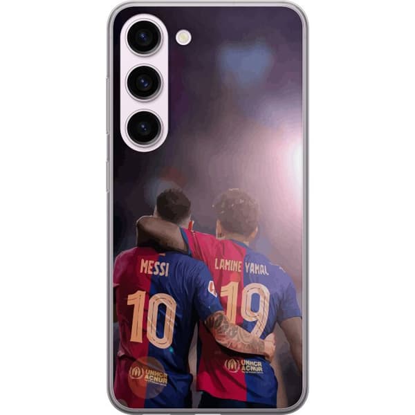 Samsung Galaxy S23 Genomskinligt Skal Lamine Yamal VS Messi