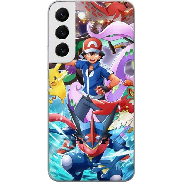 Samsung Galaxy S22+ 5G Läpinäkyvä kuori Pokemon