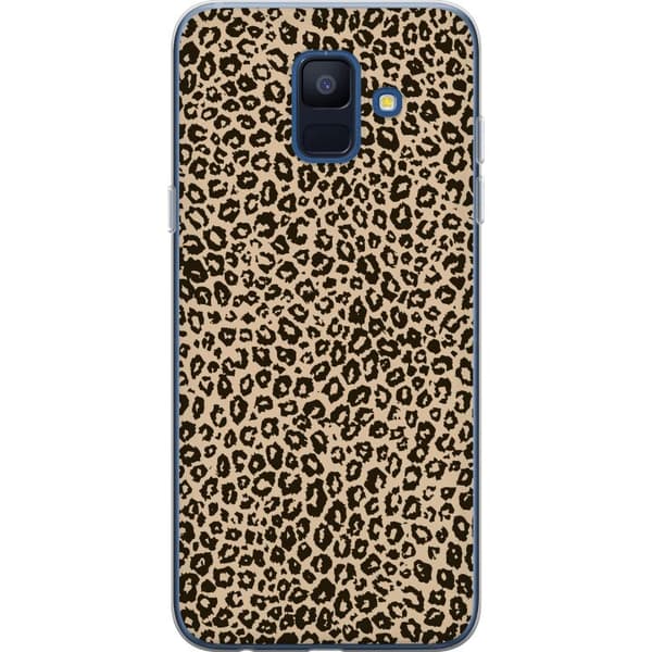 Samsung Galaxy A6 (2018) Läpinäkyvä kuori Taite Leopardeista