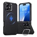 Miniatyrbillede 1 af 3: Cyber Tough (HaloLock) ESR cover med stativ til iPhone 16 Plus (sort)