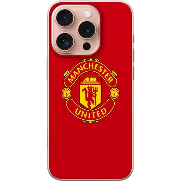 Apple iPhone 16 Pro Gennemsigtig cover Manchester United