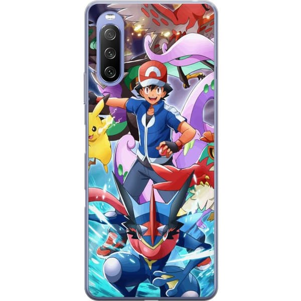 Sony Xperia 10 III Läpinäkyvä kuori Pokemon