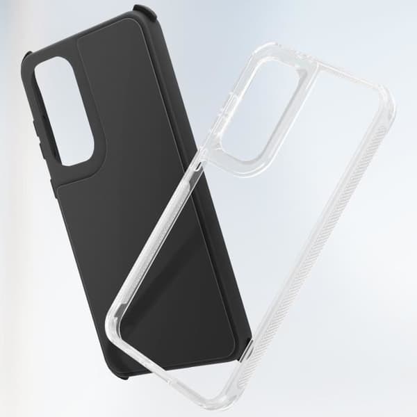 Coque Bumper - AVIZAR - Samsung Galaxy S24 FE - Stötabsorberande - Förstärkta hörn - Lätt design
