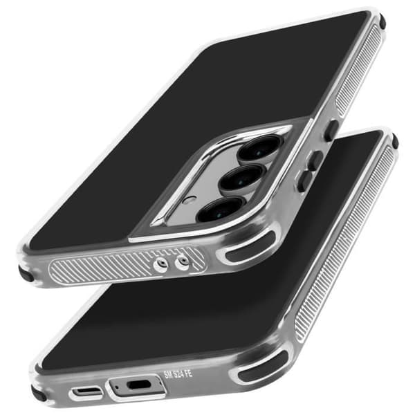 Coque Bumper - AVIZAR - Samsung Galaxy S24 FE - Stötabsorberande - Förstärkta hörn - Lätt design