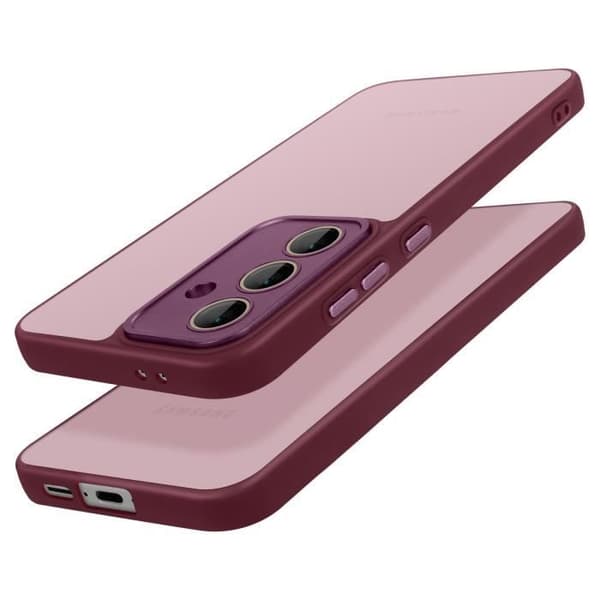 Coque - AVIZAR - Samsung Galaxy S24 FE - Semi-rigidh - Lila - Stötsäker