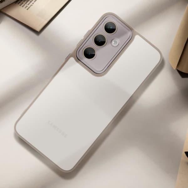 Coque - AVISERA - Samsung Galaxy S24 FE - Styv Baksida - Mjuk Kant - Stötresistent