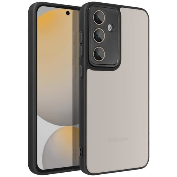 Fodral till Samsung Galaxy S24 FE Hard Back Soft Contour Svart