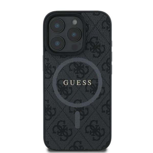 Fodral - GUESS - iPhone 16 Pro Max - PU-läder - Effektivt skydd - Elegant design