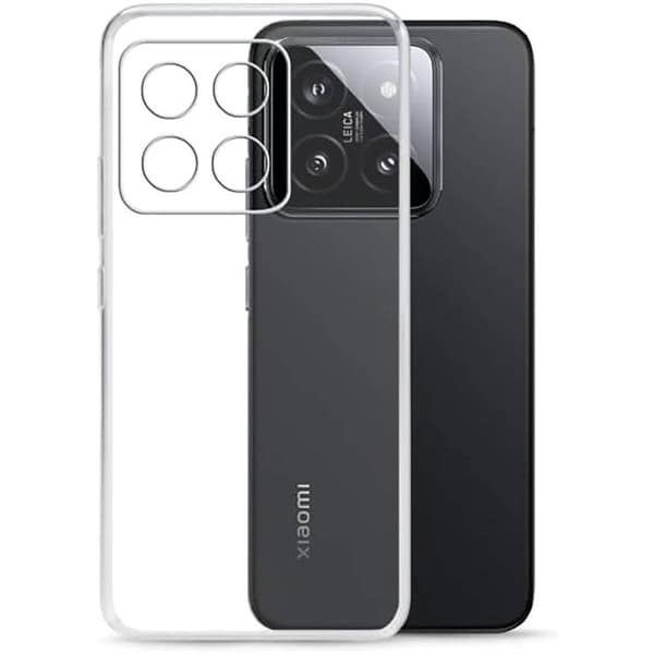 PCH transparent silikon skal till Xiaomi 15 Pro