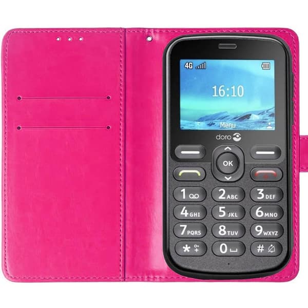 Mobilfodral 2-kort Doro 1880 - Rosa