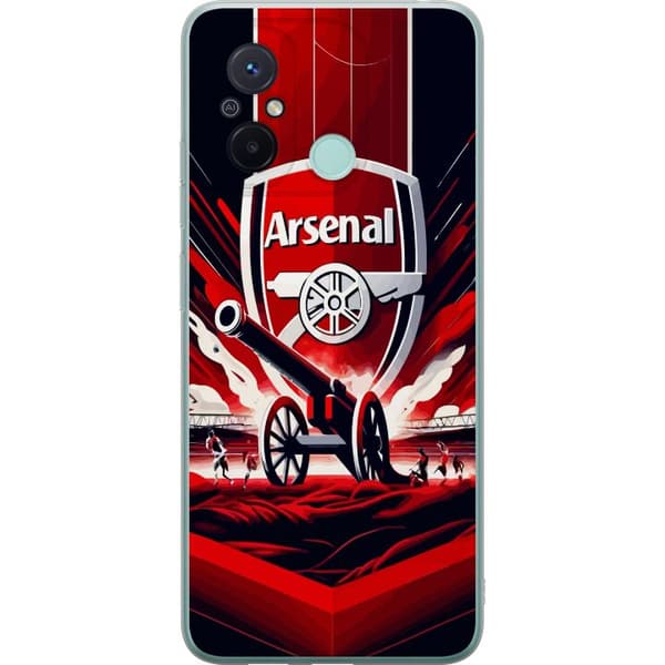 Xiaomi Redmi 12C Genomskinligt Skal Arsenal