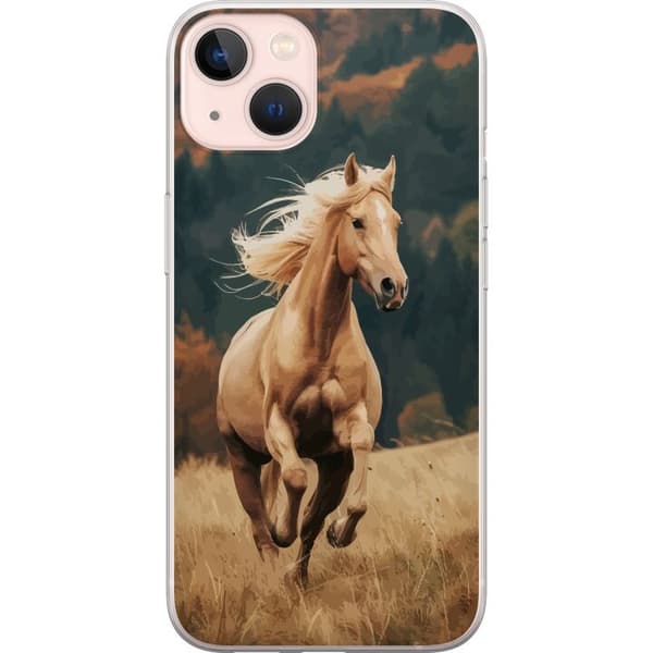 Apple iPhone 13 Genomskinligt Skal Springande Häst