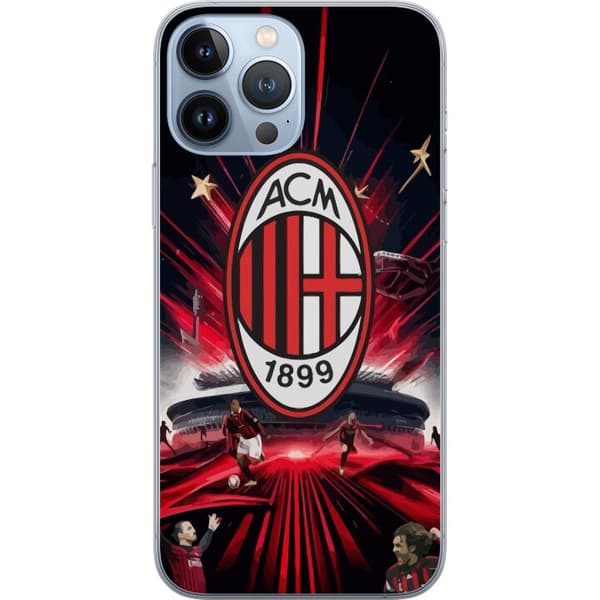Apple iPhone 13 Pro Max Genomskinligt Skal AC Milan