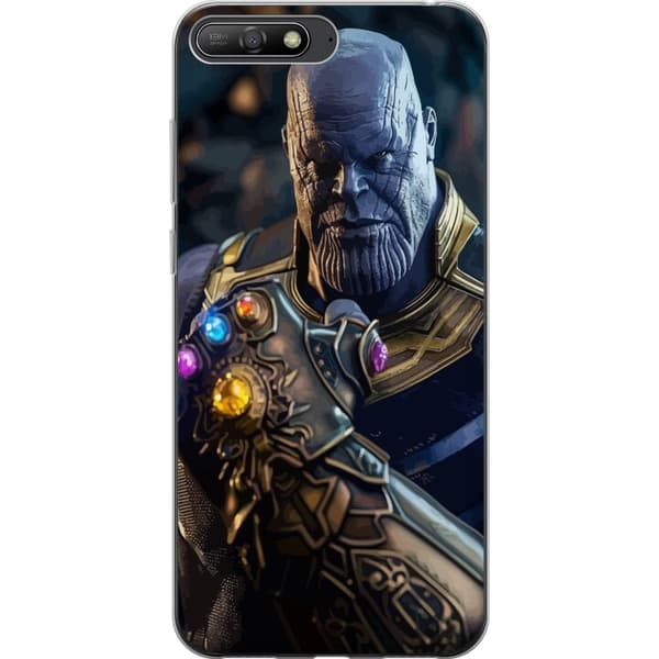 Huawei Y6 (2018) Genomskinligt Skal Thanos Marvel