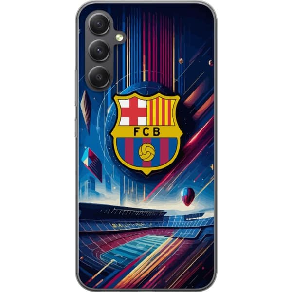 Samsung Galaxy A25 Gennemsigtig cover FC Barcelona