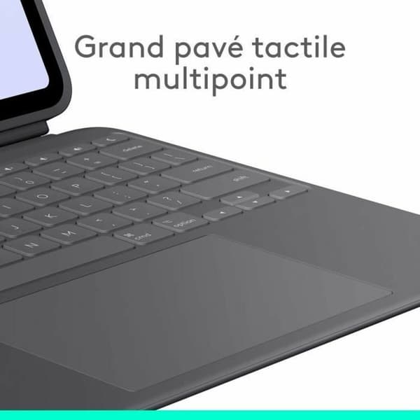 Tabletin kuori Logitech iPad Pro Musta Harmaa Grafiitinharmaa AZERTY QWERTY Qwerty US
