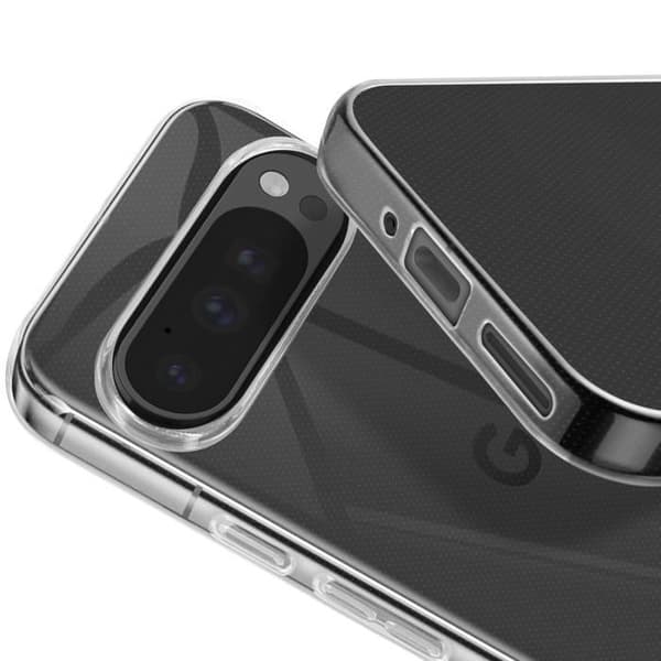 Skyddspaket för Google Pixel 9 Pro XL-fodral och härdat glas Mayaxess Transparent