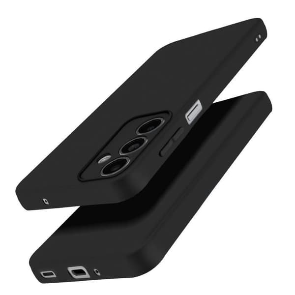 Coque - AVIZAR - Samsung Galaxy M35 - Semi-rigide - Soft-touch - Anti-spår Svart