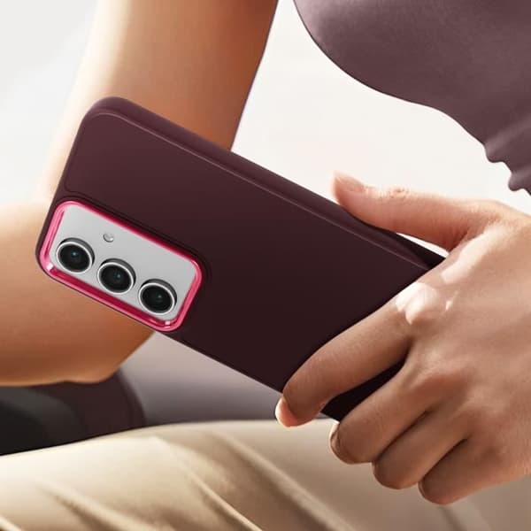 Coque - AVIZAR - Samsung Galaxy S24 FE - Silikon - Metalliserad - Skydd mot stötar och repor