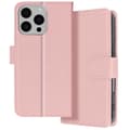 Miniatyrbild 2 av 4: iPhone 16 Pro Max-fodral - AVIZAR - Rosé Champagne - Plånbok - Videostativ - Halvstyv