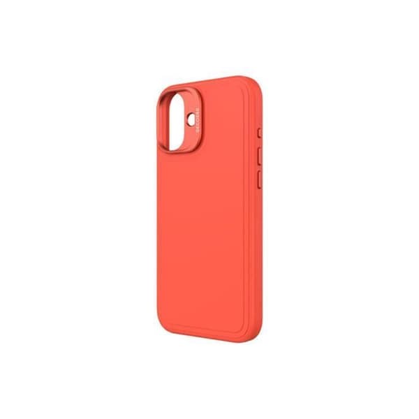 Coque - DECODERAD - iPhone 16 Plus - Antimicrobiellt Silikon - Kompatibel med MagSafe - Orange