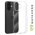 Miniatyrbild 1 av 4: Coque - MAYAXESS - iPhone 16 - Mjuk silikon - Transparent - Skydd mot repor