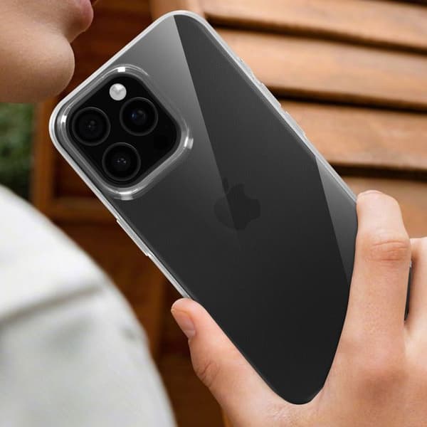 Fodral - MAYAXESS - iPhone 16 Pro Max - Mjuk silikon - Genomskinlig - Ökat skydd