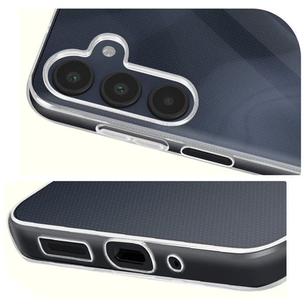 Fodral - MAYAXESS - Samsung Galaxy A16 - Mjuk silikon - Genomskinlig - Ökat skydd