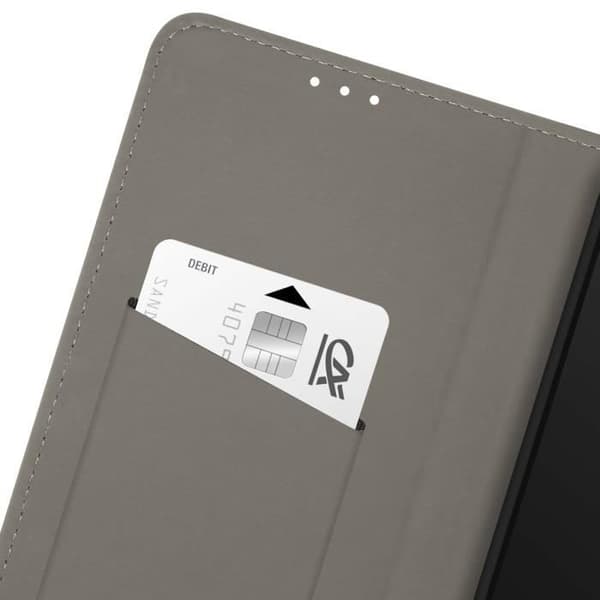 Smartphonefodral - AVIZAR - Xiaomi 14 Ultra - Veganläder - Magnetisk flik - Integrerad kortficka