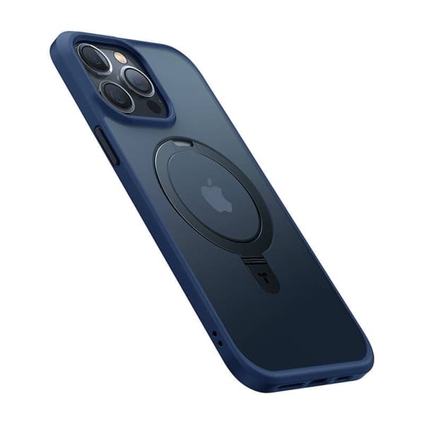 Torras telefondeksel UPRO Ostand Matte for iPhone 15 PRO (blå)