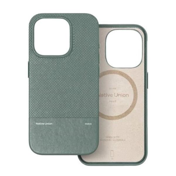 Skyddsfodral för iPhone 16 Classic MagSafe Native Union Green
