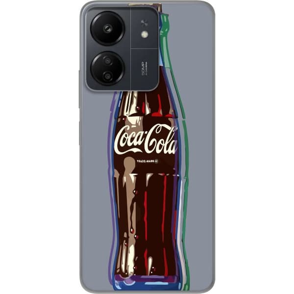 Xiaomi Redmi 13C Genomskinligt Skal Coca Cola