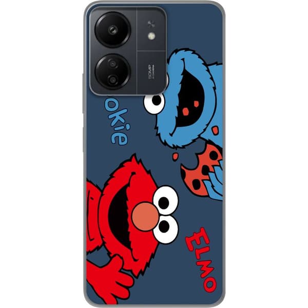 Xiaomi Redmi 13C Genomskinligt Skal Cookie Elmo