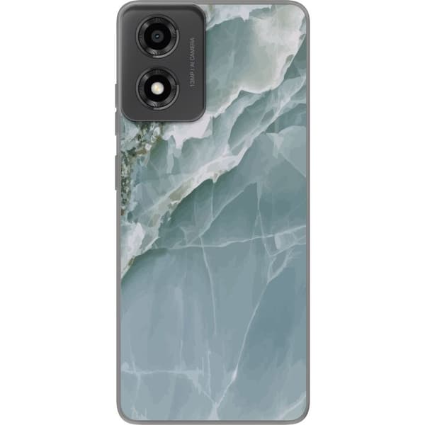 Motorola Moto E14 Läpinäkyvä kuori Marmori Jäävuori