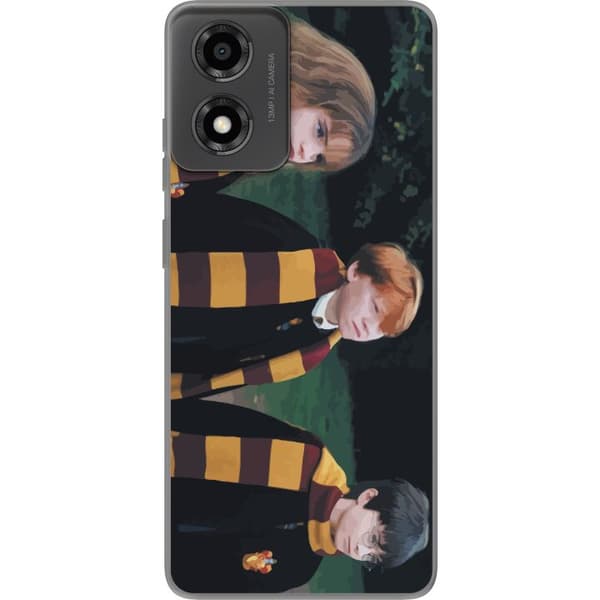 Motorola Moto E14 Gennemsigtig cover Harry Potter