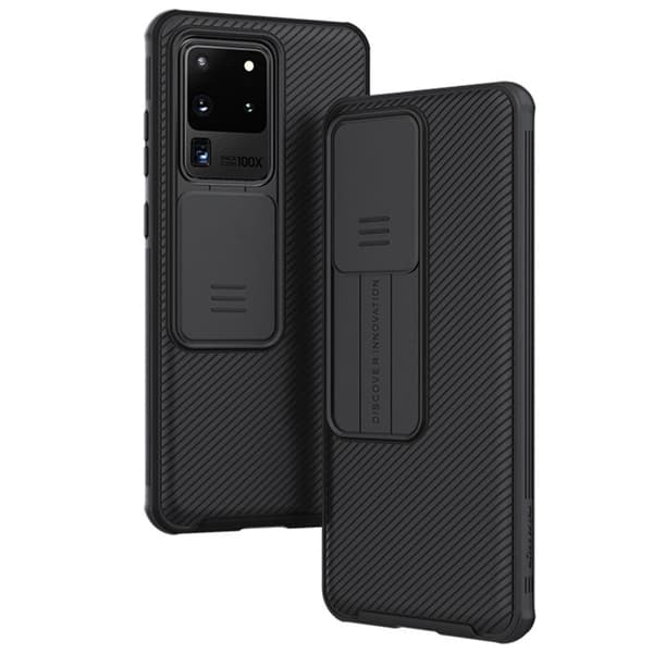 Skyddsskal - NILLKIN - CamShield Pro - Hård - Svart - Kompatibel med iPhone 16 Pro