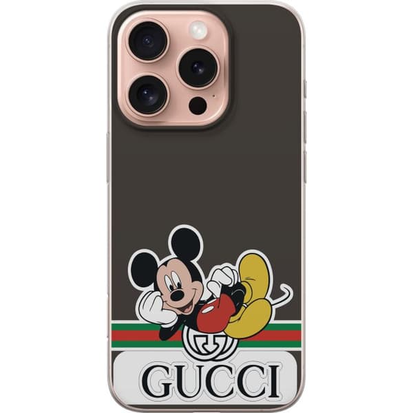 Apple iPhone 16 Pro Gennemsigtig cover Gucci Musse Pig