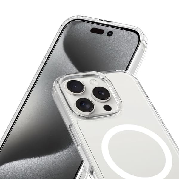 Mobique Magnetic Hybrid Case iPhone 16 Pro Clear