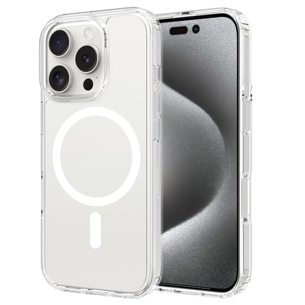 Mobique Magnetic Hybrid Case iPhone 16 Pro Clear