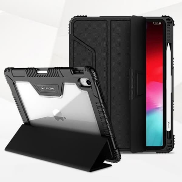 Ultraförstärkt iPad 10,2 tum 2019/2020/2021 fodral med flik
