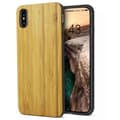 Miniatyrbild 1 av 2: iPhone X/XS-fodral i äkta naturligt bambu-trä